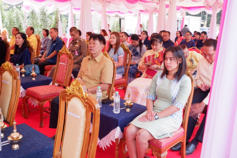 พิธีวางศิลาฤกษ์อาคารที่ทำการและอาคารชุดพักอาศัย สำนักตรวจเงินแผ่นดินจังหวัดสกลนคร 