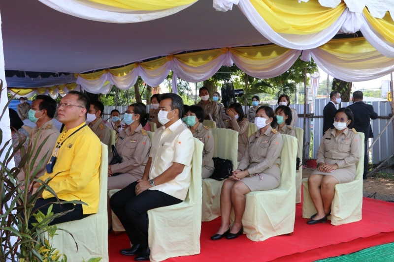 พิธีวางศิลาฤกษ์อาคารที่ทำการและอาคารชุดพักอาศัย สำนักตรวจเงินแผ่นดินจังหวัดนครนายก