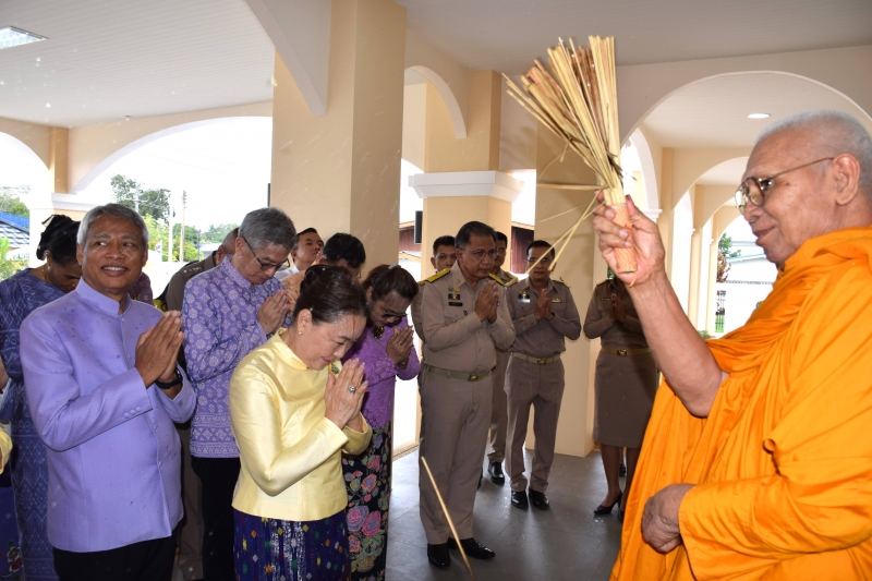 พิธีเปิดอาคารที่ทำการสำนักตรวจเงินแผ่นดินจังหวัดพัทลุง 