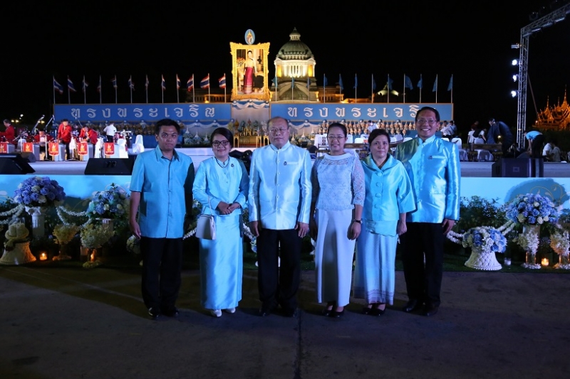 พิธีจุดเทียนชัยถวายพระพรในวันแม่ 12 สิงหาคม 2560