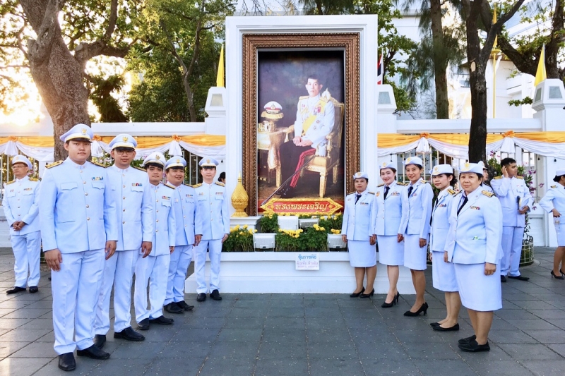 เฝ้าทูลละอองธุลีพระบาทในการพระราชพิธีบรมราชาภิเษก พุทธศักราช 2562