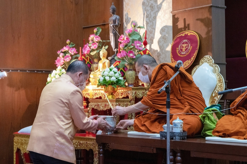 พิธีเจริญพระพุทธมนต์เพื่อความเป็นสวัสดิมงคล เนื่องในเทศกาลขึ้นปีใหม่ไทย (วันสงกรานต์) พุทธศักราช 2564