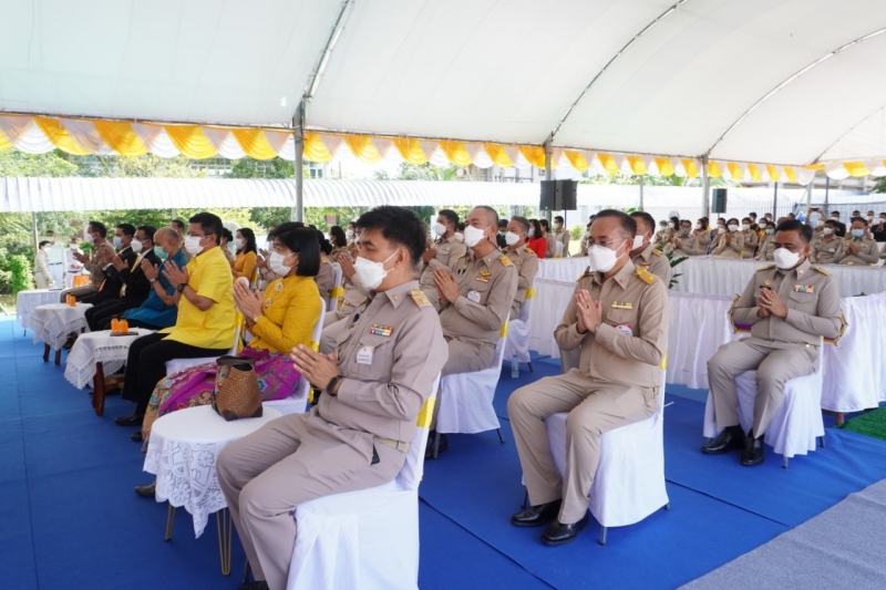 พิธีวางศิลาฤกษ์อาคารที่ทำการสำนักตรวจเงินแผ่นดินจังหวัดระนอง