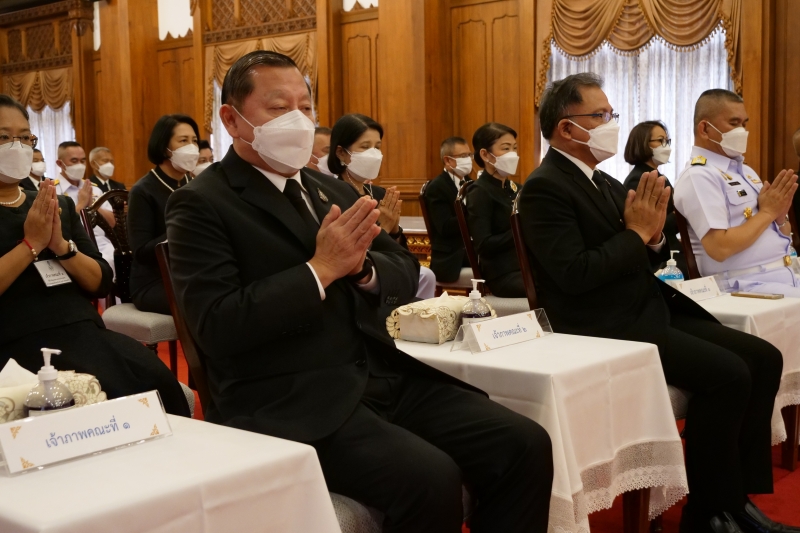 สำนักงานการตรวจเงินแผ่นดินเจ้าภาพพิธีบำเพ็ญกุศลสวดพระอภิธรรมศพเจ้าประคุณสมเด็จพระวันรัต (จุนท์ พฺรหฺมคุตฺโต)