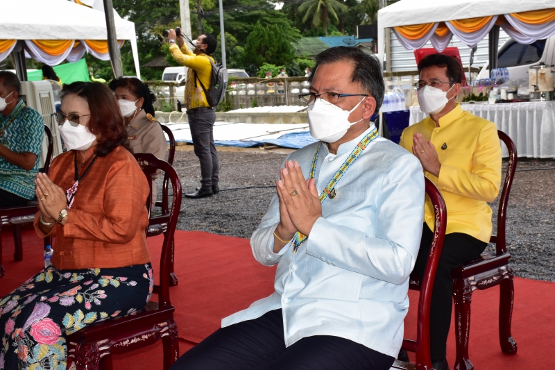 พิธีวางศิลาฤกษ์อาคารที่ทำการสำนักตรวจเงินแผ่นดินจังหวัดพัทลุง