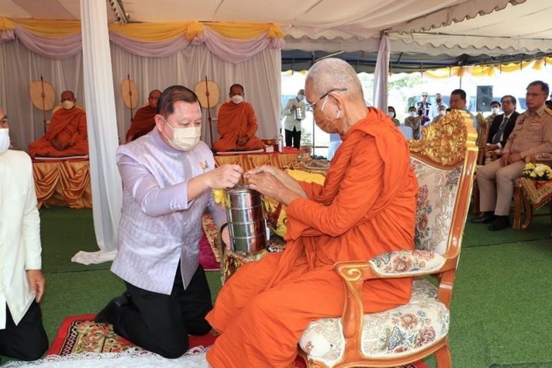 พิธีวางศิลาฤกษ์อาคารสำนักงานและอาคารชุดพักอาศัย สำนักตรวจเงินแผ่นดินจังหวัดร้อยเอ็ด