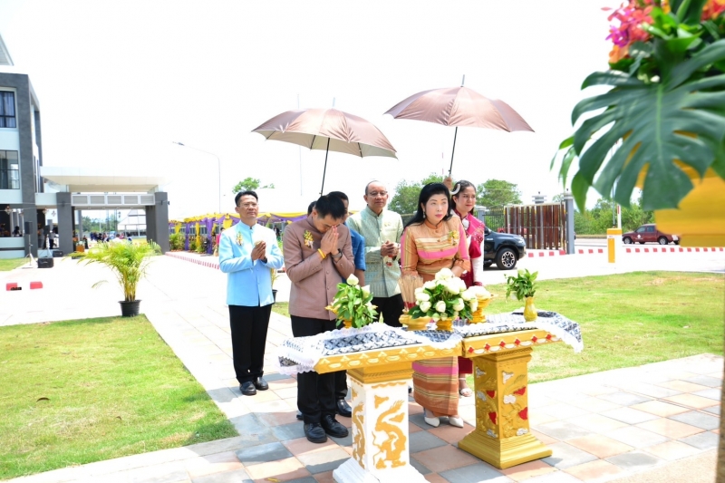 พิธีเปิดอาคารที่ทำการสำนักตรวจเงินแผ่นดินจังหวัดนครพนม