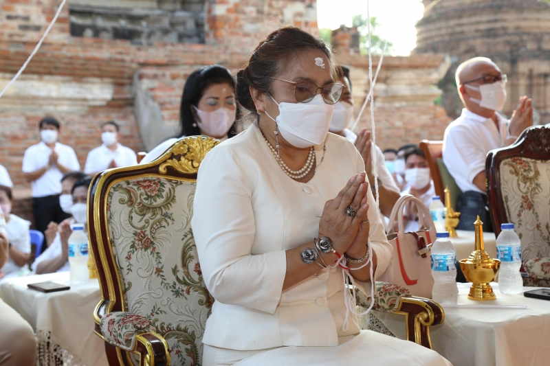 พิธีอธิษฐานจิตมวลสาร แผ่นจาร และแผ่นดวงชะตา 