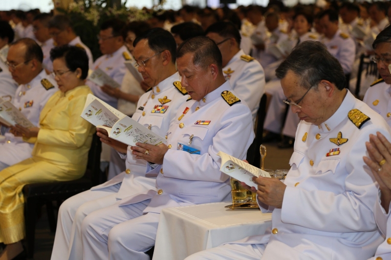 2562-03-25 พิธีมหามงคลบำเพ็ญพระราชกุศล และเจริญพระพุทธมนต์ถวายพระพรชัยมงคล