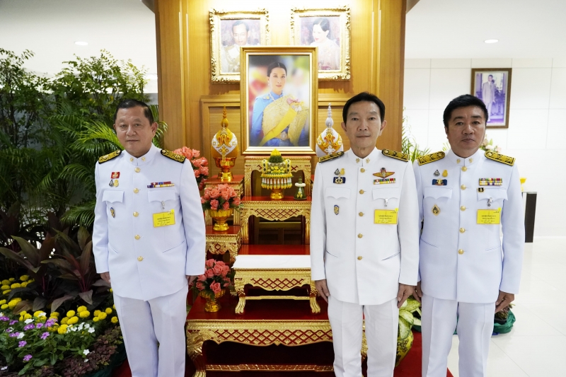 สำนักงานการตรวจเงินแผ่นดินถวายแจกันดอกไม้และลงนามถวายพระพรชัยมงคลสมเด็จพระเจ้าลูกเธอ เจ้าฟ้าพัชรกิติยาภา นเรนทิราเทพยวดี กรมหลวง