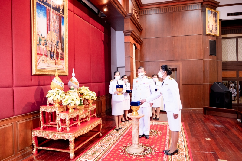 พิธีรับพระราชทานเครื่องราชอิสริยาภรณ์ชั้นสายสะพาย ประจำปี 2563