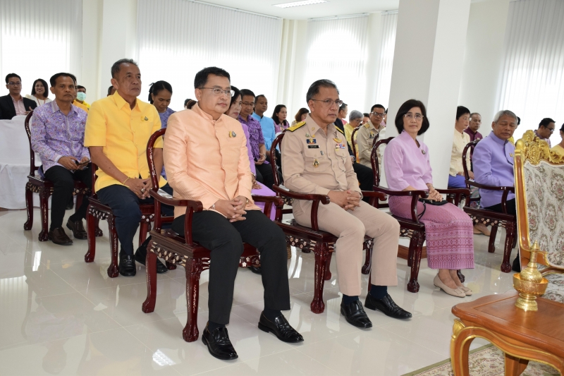 พิธีเปิดอาคารที่ทำการสำนักตรวจเงินแผ่นดินจังหวัดพัทลุง 