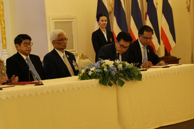  ร่วมลงนามบันทึกข้อตกลงความร่วมมือ (MOU) ในการเสริมสร้างเครือข่ายเพื่อสร้างธรรมาภิบาลในหน่วยงานภาครัฐ