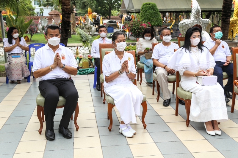 พิธีบวงสรวงดวงพระวิญญาณสมเด็จพระนเรศวรมหาราช ณ บริเวณวิหารสมเด็จพระนเรศวร วัดใหญ่ชัยมงคล จังหวัดพระนครศรีอยุธยา