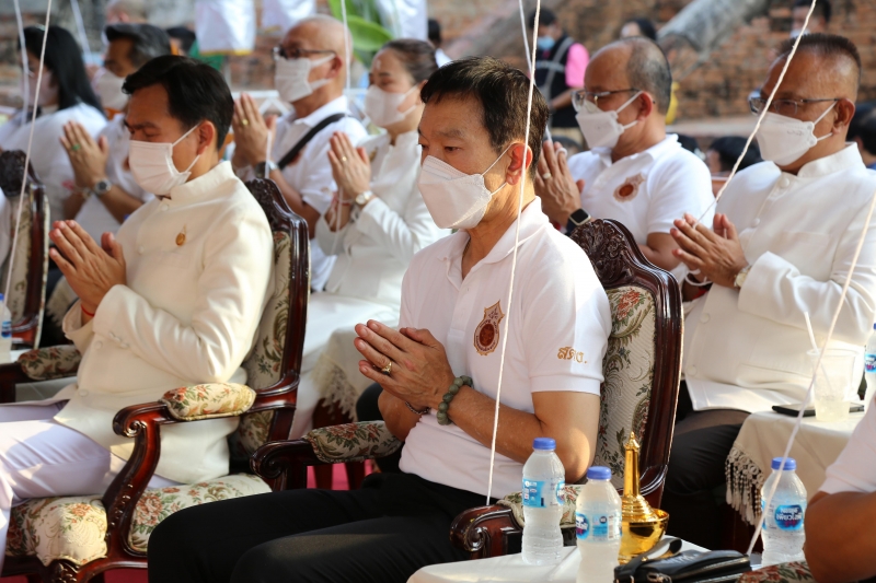 พิธีอธิษฐานจิตมวลสาร แผ่นจาร และแผ่นดวงชะตา 