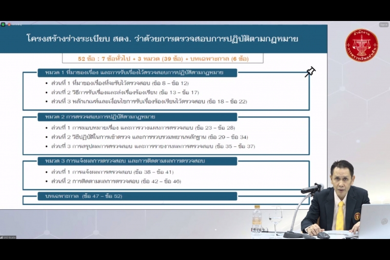 ความรู้พื้นฐานการตรวจสอบการปฏิบัติตามกฎหมาย