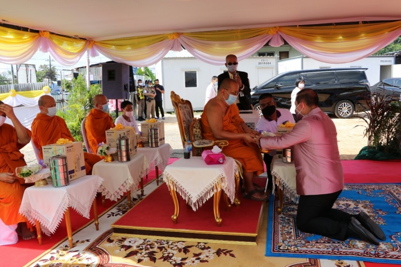 พิธีวางศิลาฤกษ์อาคารที่ทำการและอาคารชุดพักอาศัย สำนักตรวจเงินแผ่นดินจังหวัดนครนายก