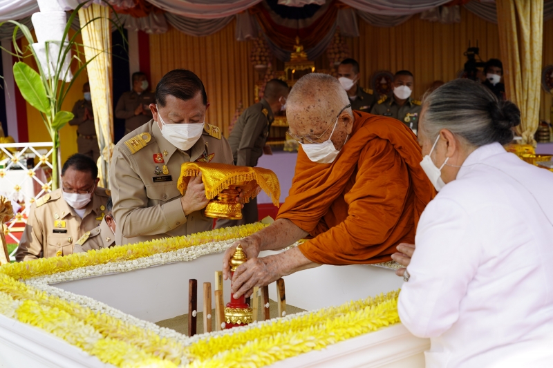 พิธีวางศิลาฤกษ์อาคารที่ทำการสำนักงานการตรวจเงินแผ่นดิน