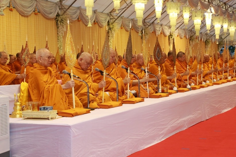 พิธีมหามงคลเจริญพระพุทธมนต์ และถวายพระพรชัยมงคล