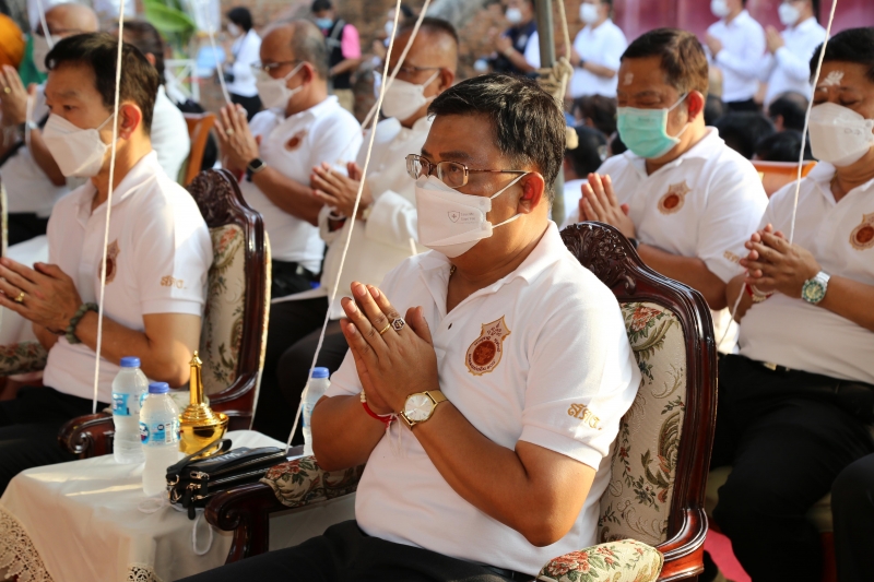 พิธีอธิษฐานจิตมวลสาร แผ่นจาร และแผ่นดวงชะตา 