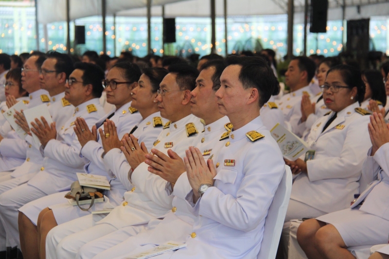 พิธีมหามงคลบำเพ็ญพระราชกุศลและเจริญพระพุทธมนต์ถวายพระพรชัยมงคล
