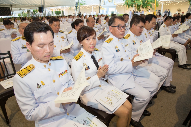  พิธีมหามงคลบำเพ็ญพระราชกุศลและเจริญพระพุทธมนต์ถวายพระพรชัยมงคล