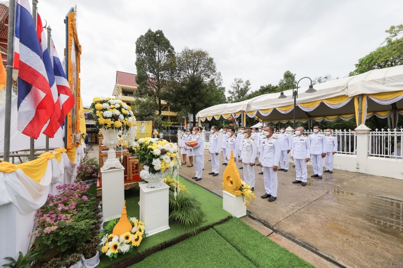 สำนักงานการตรวจเงินแผ่นดิน ถวายผ้าพระกฐินพระราชทาน ประจำปี 2564 ณ วัดชัยมงคล พระอารามหลวง ตำบลบ่อยาง อำเภอเมืองสงขลา จังหวัดสงขล