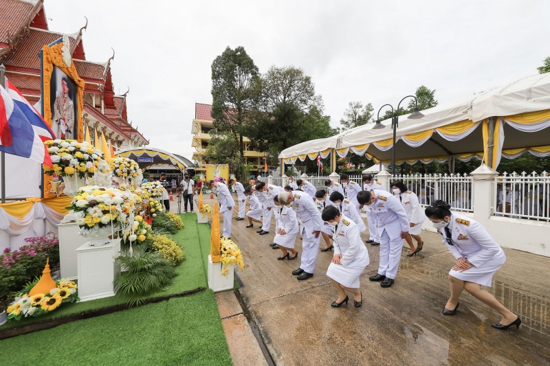 สำนักงานการตรวจเงินแผ่นดิน ถวายผ้าพระกฐินพระราชทาน ประจำปี 2564 ณ วัดชัยมงคล พระอารามหลวง ตำบลบ่อยาง อำเภอเมืองสงขลา จังหวัดสงขล