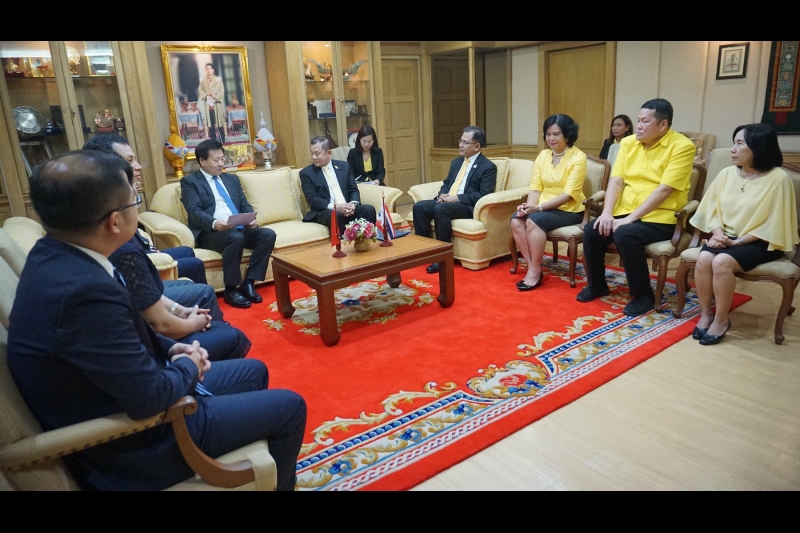 คณะผู้แทนสำนักงานการตรวจเงินแผ่นดิน สาธารณรัฐประชาชนจีน เยี่ยมคารวะ ปตง. ผตง. และคณะผู้บริหาร สตง.ประเทศไทย