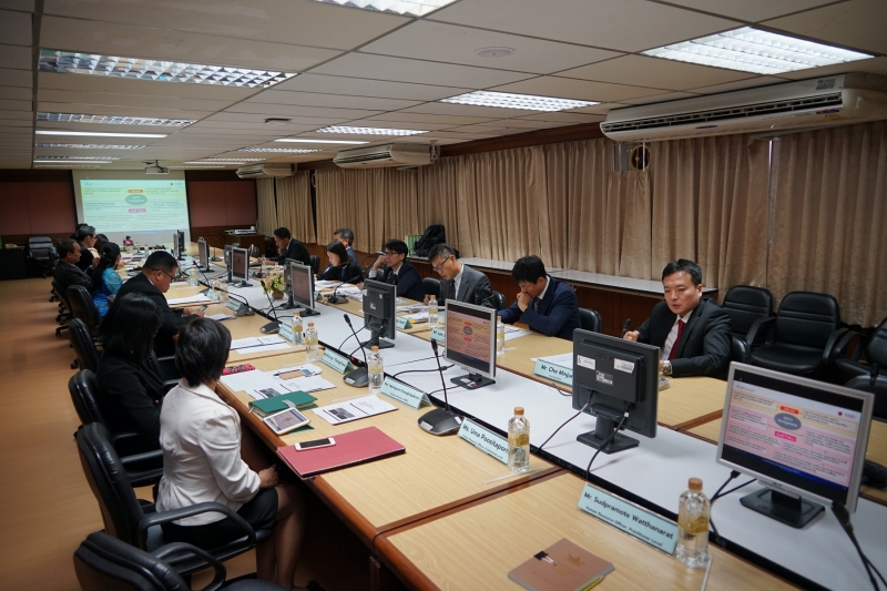 คณะผู้แทนจากสถาบันฝึกอบรมด้านการตรวจสอบและสืบสวนของ สตง. เกาหลี เข้าเยี่ยมคารวะ ปตง. ผตง. และคณะผู้บริหาร สตง.