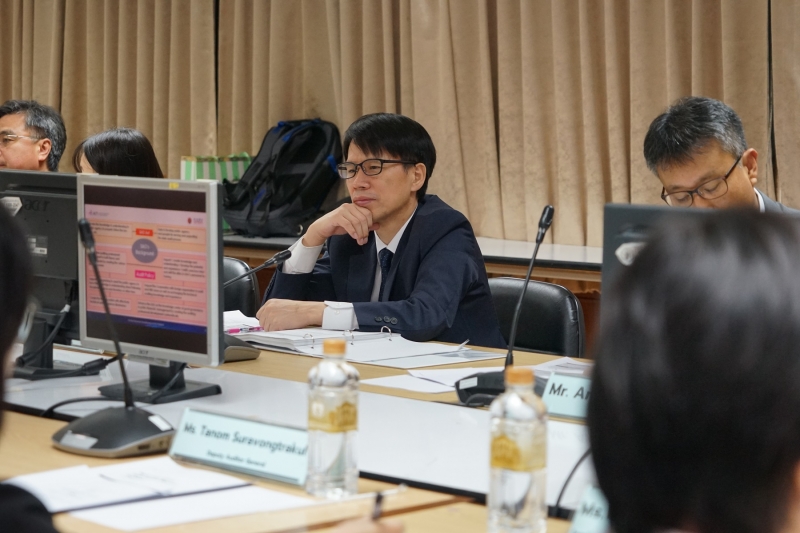 คณะผู้แทนจากสถาบันฝึกอบรมด้านการตรวจสอบและสืบสวนของ สตง. เกาหลี เข้าเยี่ยมคารวะ ปตง. ผตง. และคณะผู้บริหาร สตง.