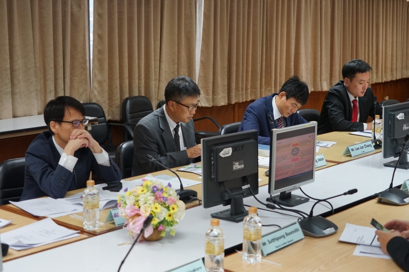 คณะผู้แทนจากสถาบันฝึกอบรมด้านการตรวจสอบและสืบสวนของ สตง. เกาหลี เข้าเยี่ยมคารวะ ปตง. ผตง. และคณะผู้บริหาร สตง.