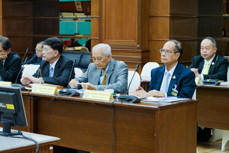 การประชุมหารือร่วมระหว่างคณะกรรมาธิการกิจการองค์กรอิสระตามรัฐธรรมนูญ วุฒิสภา และคณะกรรมการตรวจเงินแผ่นดิน  ผู้ว่าการตรวจเงินแผ่น