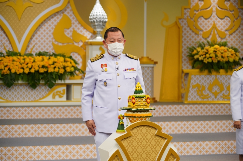บันทึกเทปถวายพระพรพระบาทสมเด็จพระเจ้าอยู่หัว เนื่องในโอกาสวันเฉลิมพระชนมพรรษา ณ ห้องบันทึกเทป สถานีวิทยุโทรทัศน์แห่งประเทศไทย กร