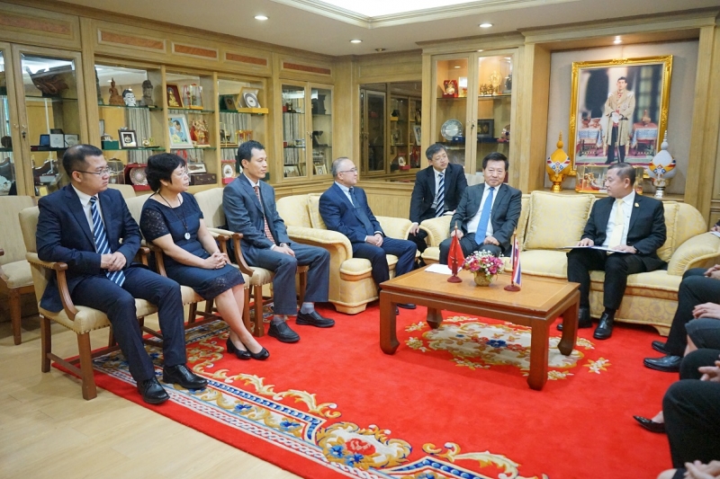 คณะผู้แทนสำนักงานการตรวจเงินแผ่นดิน สาธารณรัฐประชาชนจีน เยี่ยมคารวะ ปตง. ผตง. และคณะผู้บริหาร สตง.ประเทศไทย