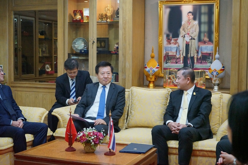 คณะผู้แทนสำนักงานการตรวจเงินแผ่นดิน สาธารณรัฐประชาชนจีน เยี่ยมคารวะ ปตง. ผตง. และคณะผู้บริหาร สตง.ประเทศไทย