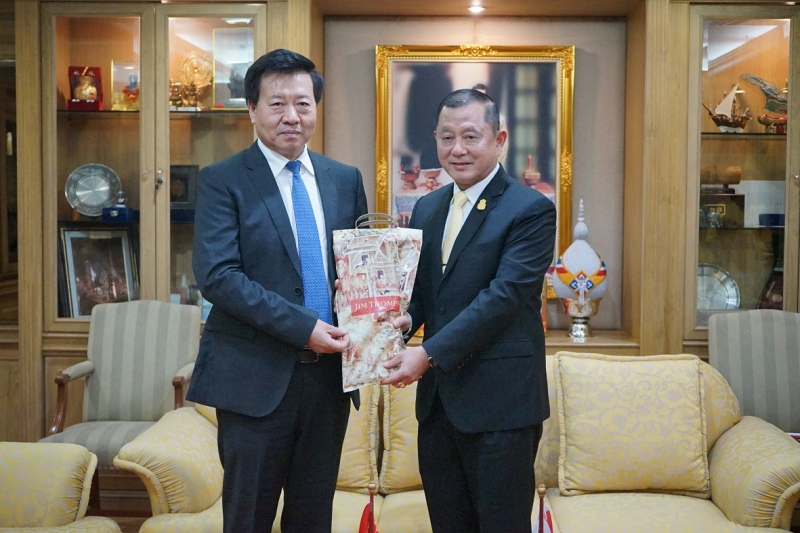 คณะผู้แทนสำนักงานการตรวจเงินแผ่นดิน สาธารณรัฐประชาชนจีน เยี่ยมคารวะ ปตง. ผตง. และคณะผู้บริหาร สตง.ประเทศไทย