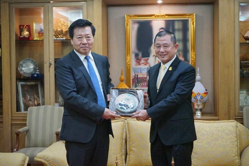 คณะผู้แทนสำนักงานการตรวจเงินแผ่นดิน สาธารณรัฐประชาชนจีน เยี่ยมคารวะ ปตง. ผตง. และคณะผู้บริหาร สตง.ประเทศไทย