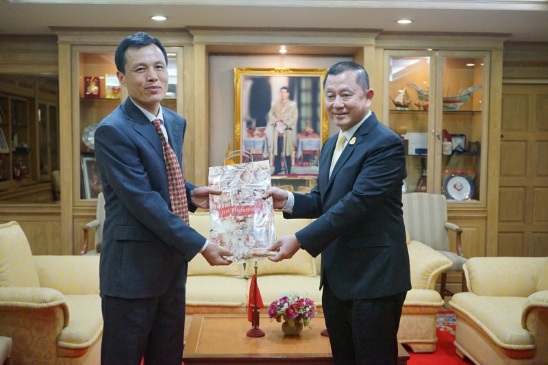 คณะผู้แทนสำนักงานการตรวจเงินแผ่นดิน สาธารณรัฐประชาชนจีน เยี่ยมคารวะ ปตง. ผตง. และคณะผู้บริหาร สตง.ประเทศไทย