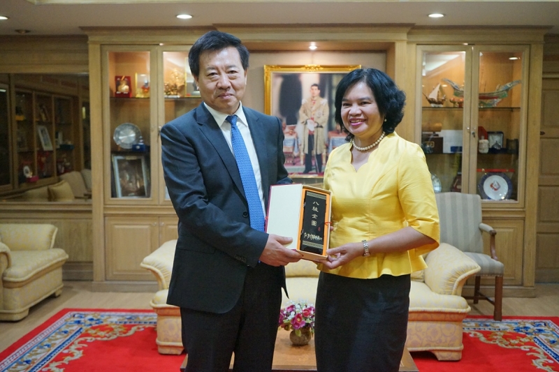 คณะผู้แทนสำนักงานการตรวจเงินแผ่นดิน สาธารณรัฐประชาชนจีน เยี่ยมคารวะ ปตง. ผตง. และคณะผู้บริหาร สตง.ประเทศไทย