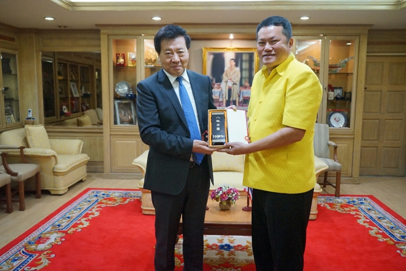 คณะผู้แทนสำนักงานการตรวจเงินแผ่นดิน สาธารณรัฐประชาชนจีน เยี่ยมคารวะ ปตง. ผตง. และคณะผู้บริหาร สตง.ประเทศไทย