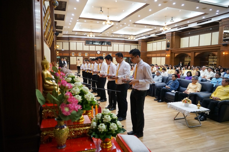 พิธีเจริญพระพุทธมนต์เนื่องในเทศกาลขึ้นปีใหม่ พ.ศ. 2563 