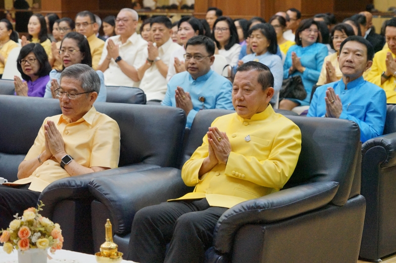 พิธีเจริญพระพุทธมนต์เนื่องในเทศกาลขึ้นปีใหม่ พ.ศ. 2563 