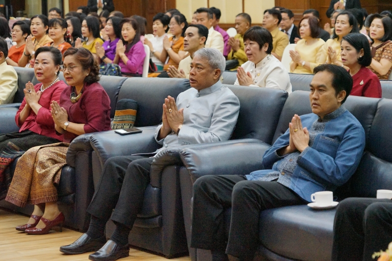 พิธีเจริญพระพุทธมนต์เนื่องในเทศกาลขึ้นปีใหม่ พ.ศ. 2563 