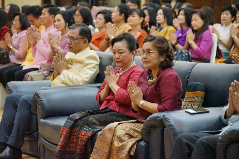 พิธีเจริญพระพุทธมนต์เนื่องในเทศกาลขึ้นปีใหม่ พ.ศ. 2563 