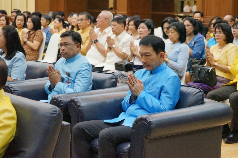 พิธีเจริญพระพุทธมนต์เนื่องในเทศกาลขึ้นปีใหม่ พ.ศ. 2563 
