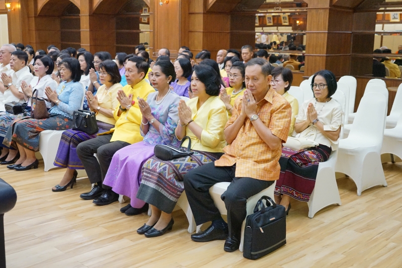 พิธีเจริญพระพุทธมนต์เนื่องในเทศกาลขึ้นปีใหม่ พ.ศ. 2563 