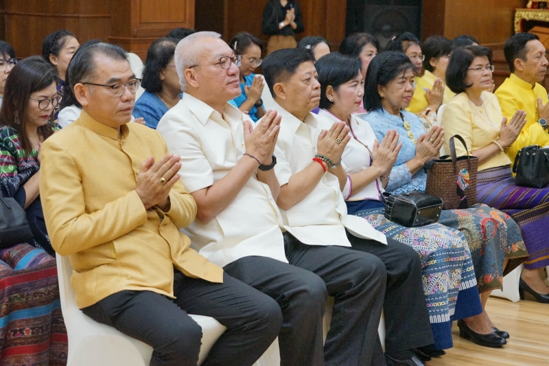 พิธีเจริญพระพุทธมนต์เนื่องในเทศกาลขึ้นปีใหม่ พ.ศ. 2563 