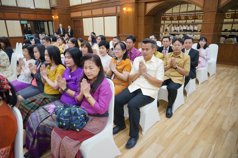 พิธีเจริญพระพุทธมนต์เนื่องในเทศกาลขึ้นปีใหม่ พ.ศ. 2563 