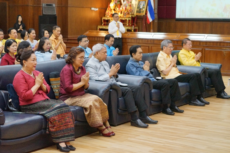 พิธีเจริญพระพุทธมนต์เนื่องในเทศกาลขึ้นปีใหม่ พ.ศ. 2563 